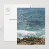 Strand Meeres Postkarte (Vorne/Hinten)