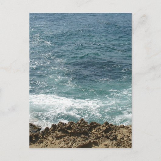 Strand Meeres Postkarte (Vorderseite)