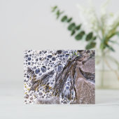 STRAND, MEERESWOCHE, WASSER UND SAND POSTKARTE (Stehend Vorderseite)