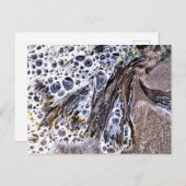 STRAND, MEERESWOCHE, WASSER UND SAND POSTKARTE (Vorne/Hinten)