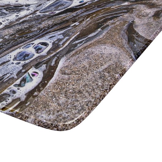 STRAND, MEERESWOCHE, WASSER UND SAND SCHNEIDEBRETT (Ecke)