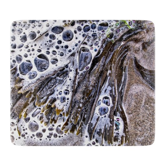 STRAND, MEERESWOCHE, WASSER UND SAND SCHNEIDEBRETT (Vorderseite)