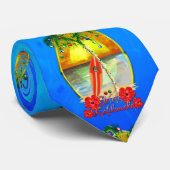 Strand Mele Kalikimaka Krawatte (Gerollt)