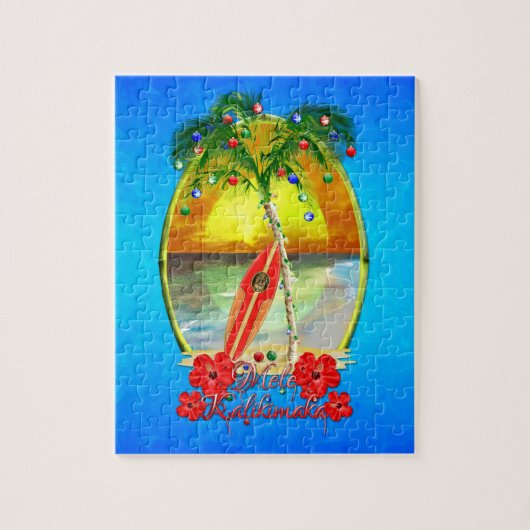 Strand Mele Kalikimaka Puzzle (Vertikal)
