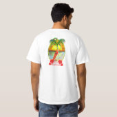Strand Mele Kalikimaka T-Shirt (Schwarz voll)