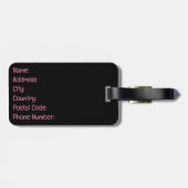 Strand Miami Gepäckanhänger (Rückseite horizontal)