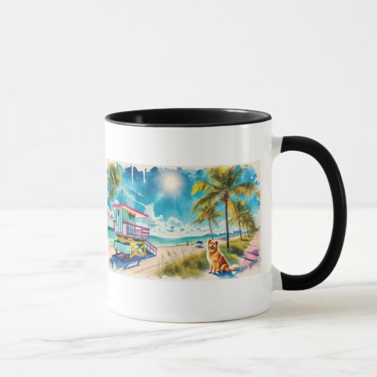 Strand Miami Tasse (Rechts)