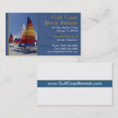 Strand-MietVisitenkarte Visitenkarte (Vorne/Hinten)