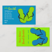 Strand-MietVisitenkarte Visitenkarte (Vorne/Hinten)