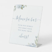 Strand Mimosa Bar Sockelschild (Vorderseite)