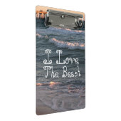 Strand Mini Klemmbrett (Schrägansicht)