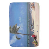 Strand mit Coconut Palm Badematte (Vorderseite Vertikal)