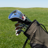 Strand mit Coconut Palm Monogram Golf Head Cover Headcover (In SItu)