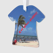 Strand mit Coconut Palm Ornament (Vorderseite)