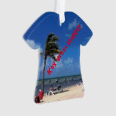 Strand mit Coconut Palm Ornament (Vorderseite)