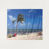 Strand mit Coconut Palm Wandteppich (Vorderseite (Horizontal))