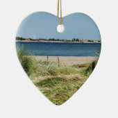 Strand mit Dünen Keramikornament (Rechts)