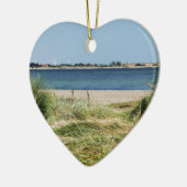 Strand mit Dünen Keramikornament (Links)