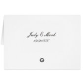 Strand mit farbenfrohen Starfish Dankeschön Karte (Rückseite Horizontal)