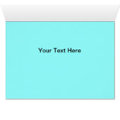 Strand mit farbenfrohen Starfish Dankeschön Karte (Innenansicht Horizontal (Unten))