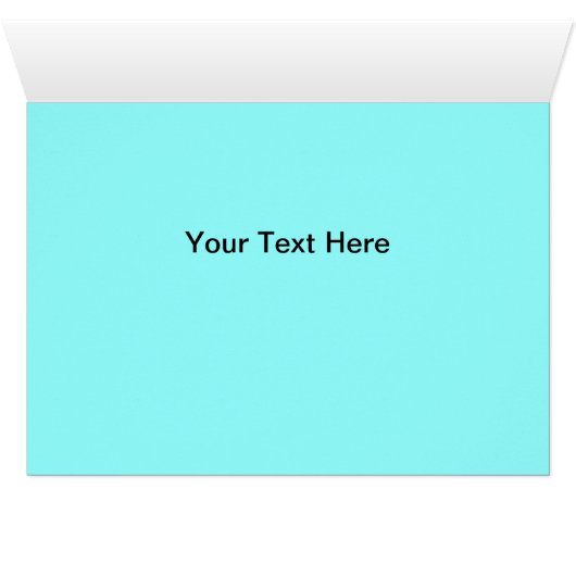 Strand mit farbenfrohen Starfish Dankeschön Karte (Innenansicht Horizontal (Unten))