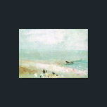 Strand mit Figuren und Anlegestelle. c.1830 Leinwanddruck<br><div class="desc">Strand mit Figuren und Anlegestelle. c.1830 | von Joseph Mallord William Turner | Art Location: British Museum,  London,  UK | English Artist | Image Collection number: XIR360258</div>