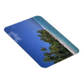 Strand mit Palmen, Malediven Magnet (Rechte Seite)