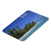 Strand mit Palmen, Malediven Magnet (Linke Seite)
