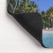 Strand mit Palmen, Malediven Mousepad (Ecke)