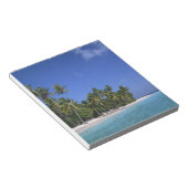 Strand mit Palmen, Malediven Notizblock (angewinkelt)