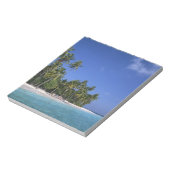 Strand mit Palmen, Malediven Notizblock (Rotiert)