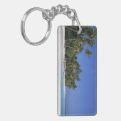 Strand mit Palmen, Malediven Schlüsselanhänger (Vorderseite links)