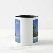 Strand mit Palmen, Malediven Tasse (Zentrum)