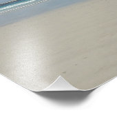 Strand mit Seaguls Fotodruck (Ecke)