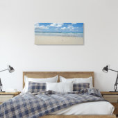 Strand mit Seaguls Leinwanddruck (Insitu (Schlafzimmer))