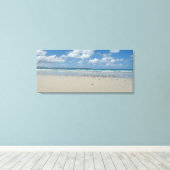 Strand mit Seaguls Leinwanddruck (Insitu (Holzboden))