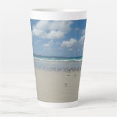 Strand mit Seaguls Milchtasse (Vorderseite)