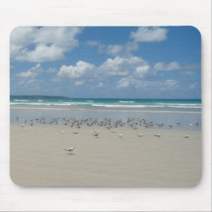 Strand mit Seaguls Mousepad