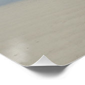 Strand mit Seaguls Poster (Ecke)