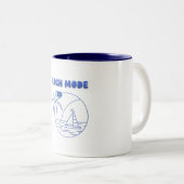 Strand-Modus An Tasse – Sommer Kaffeetasse (VorderseiteRechts)