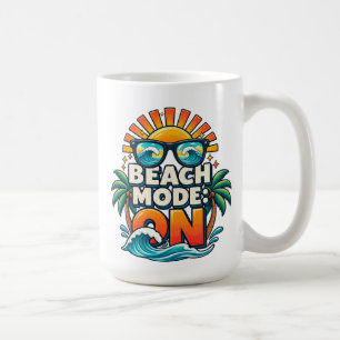 Strand-Modus: Bereit Kaffeetasse