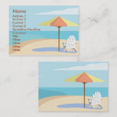 Strand - mollig visitenkarte (Vorne/Hinten)