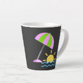 Strand Morgen Kaffee Tasse (Rechte Ecke)