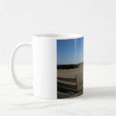 Strand morgens von M. Izzo - Playa del Rey Memori Kaffeetasse (Links)