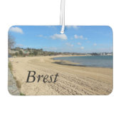 Strand Moulin Blanc in Brest Autolufterfrischer (Rückseite)