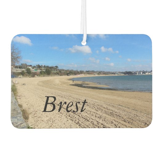 Strand Moulin Blanc in Brest Autolufterfrischer (Vorderseite)