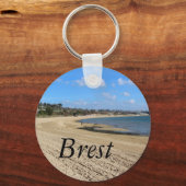Strand Moulin Blanc in Brest Schlüsselanhänger (Vorderseite)