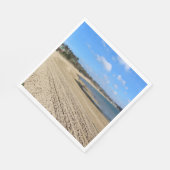 Strand Moulin Blanc in Brest Serviette (Ecke)