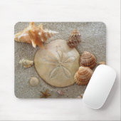 Strand-Muscheln Mousepad (Mit Mouse)