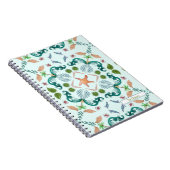 Strand naht Meeresleben mit Namen Notizblock (Rechte Seite)